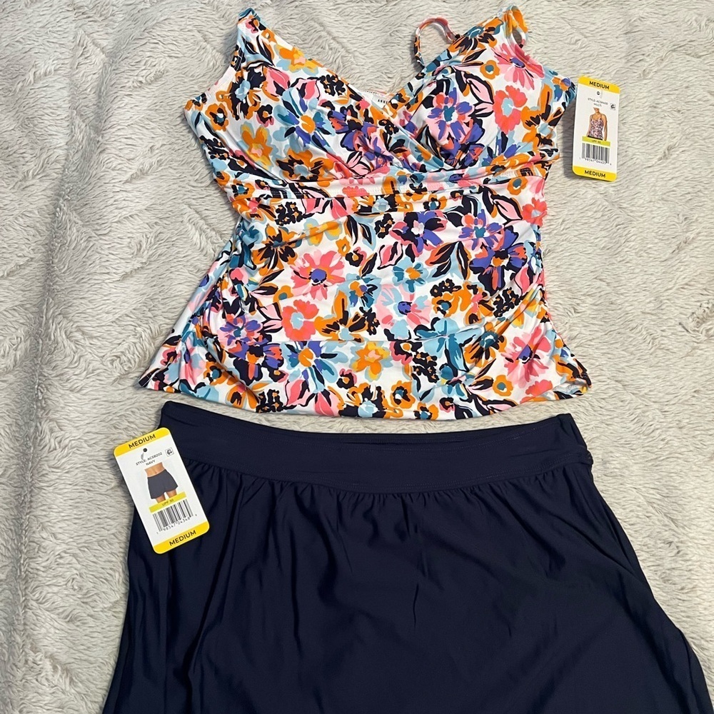 NWT Anne Cole Tankini Size Medium